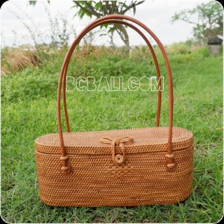 women handbag rattan handwoven grass unique full handmade